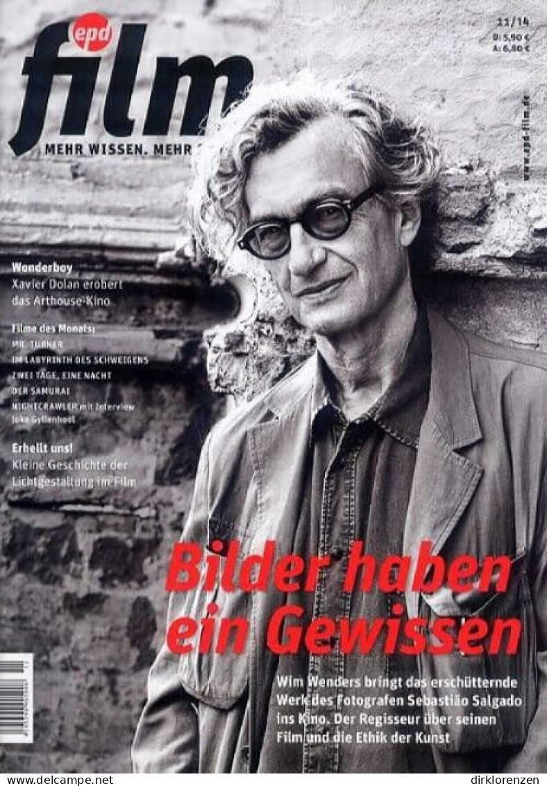EPD Film Magazine Germany 2014-11 Wim Wenders Xavier Dolan - Non Classés