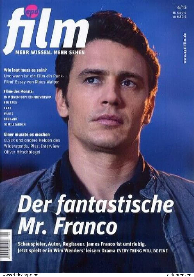 EPD Film Magazine Germany 2015-04 James Franco - Non Classés