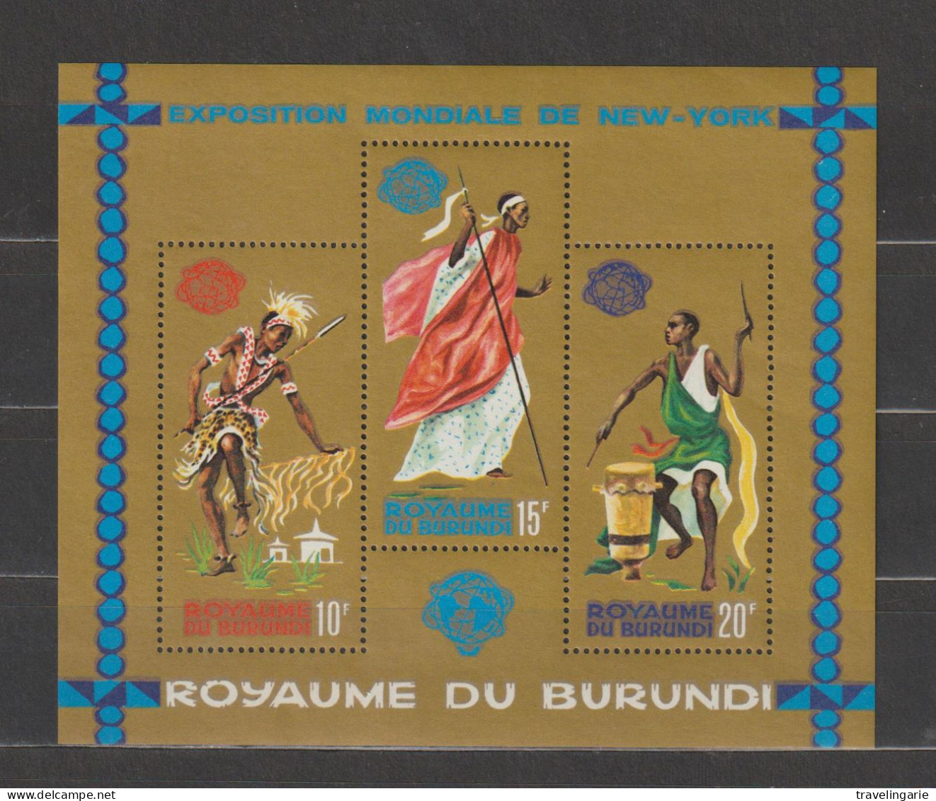 Burundi 1964 International Exhibition New York S/S MNH/** - Blocchi & Foglietti