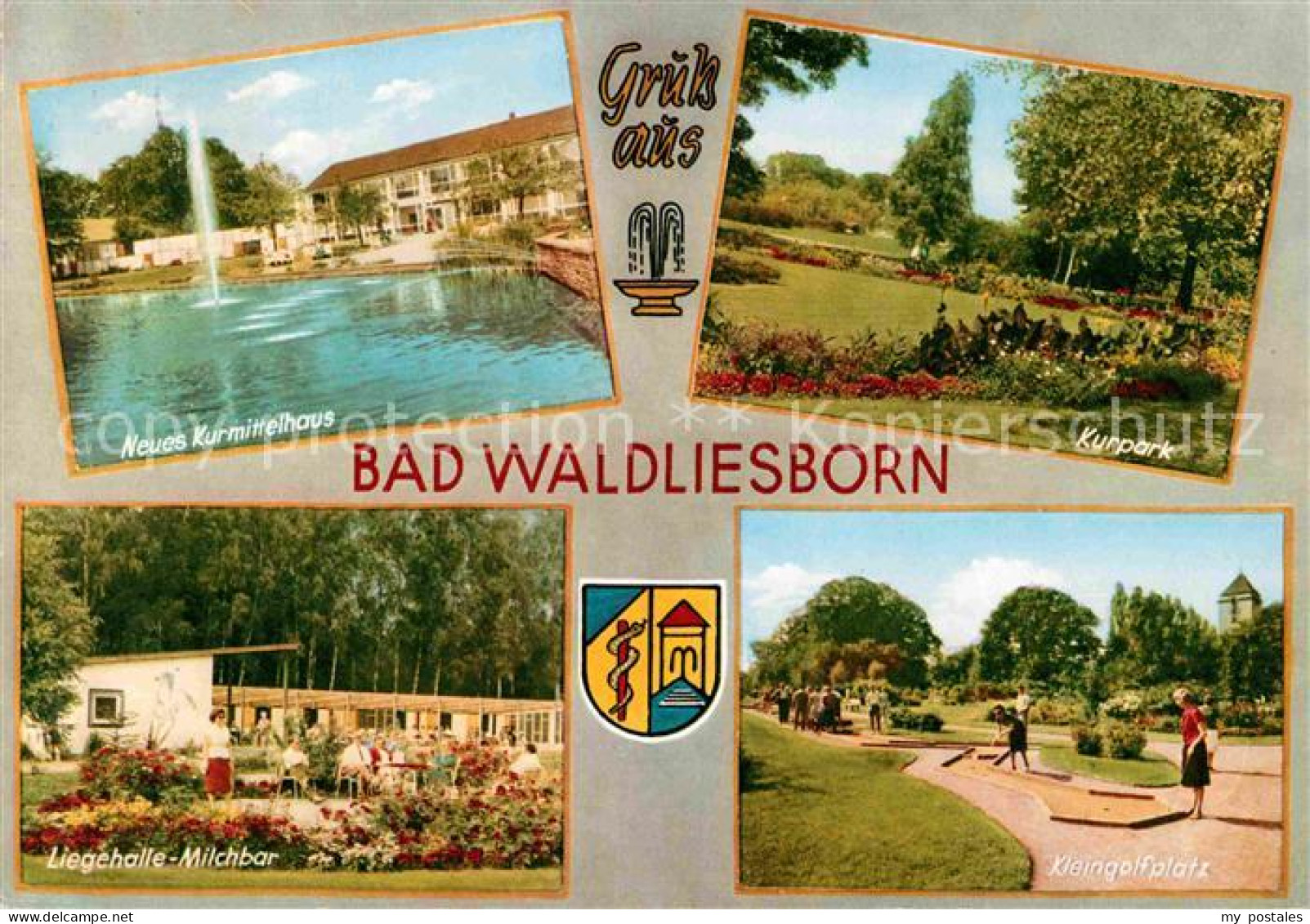 72785534 Bad Waldliesborn Kurmittelhaus Liegehalle Minigolf Kurpark Bad Waldlies - Lippstadt