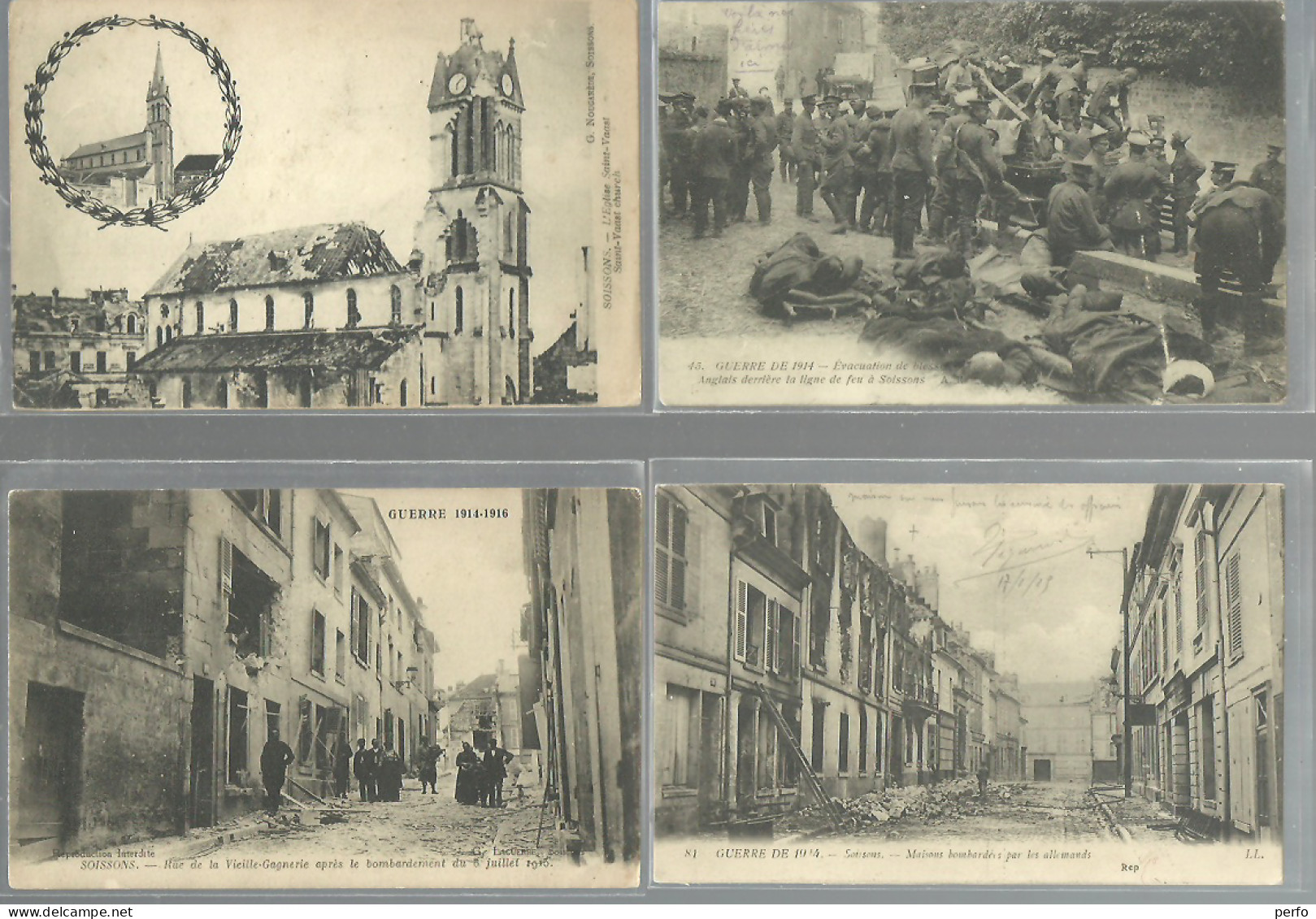 LOT Du 02- AISNE  -    18 Cartes De SOISSONS,   Moitié Livrée Sous Blister - Soissons