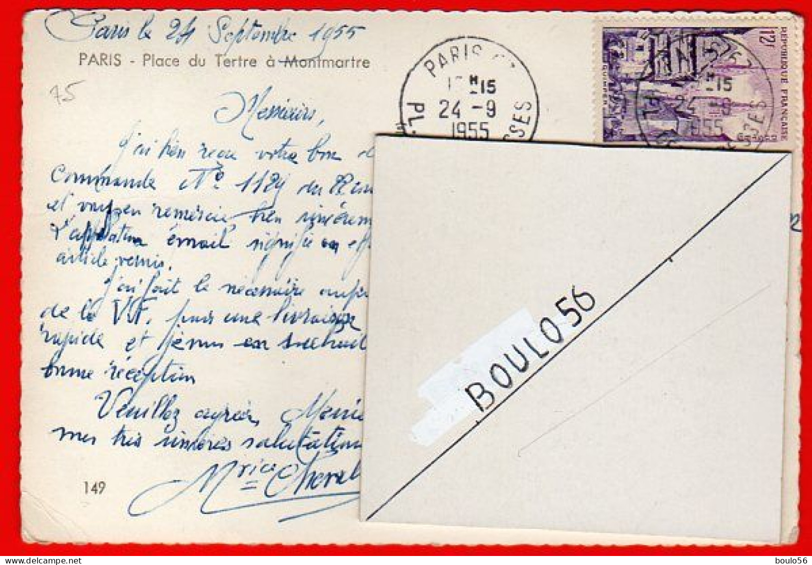 CPSM-(Lots -Vrac)5-99-9Cartes-PARIS-la Tour EFFEL-1956-Monmartre Pl Du Tertre-1955.-Paris La Nuit.1957."1964.-1963.----- - 5 - 99 Karten