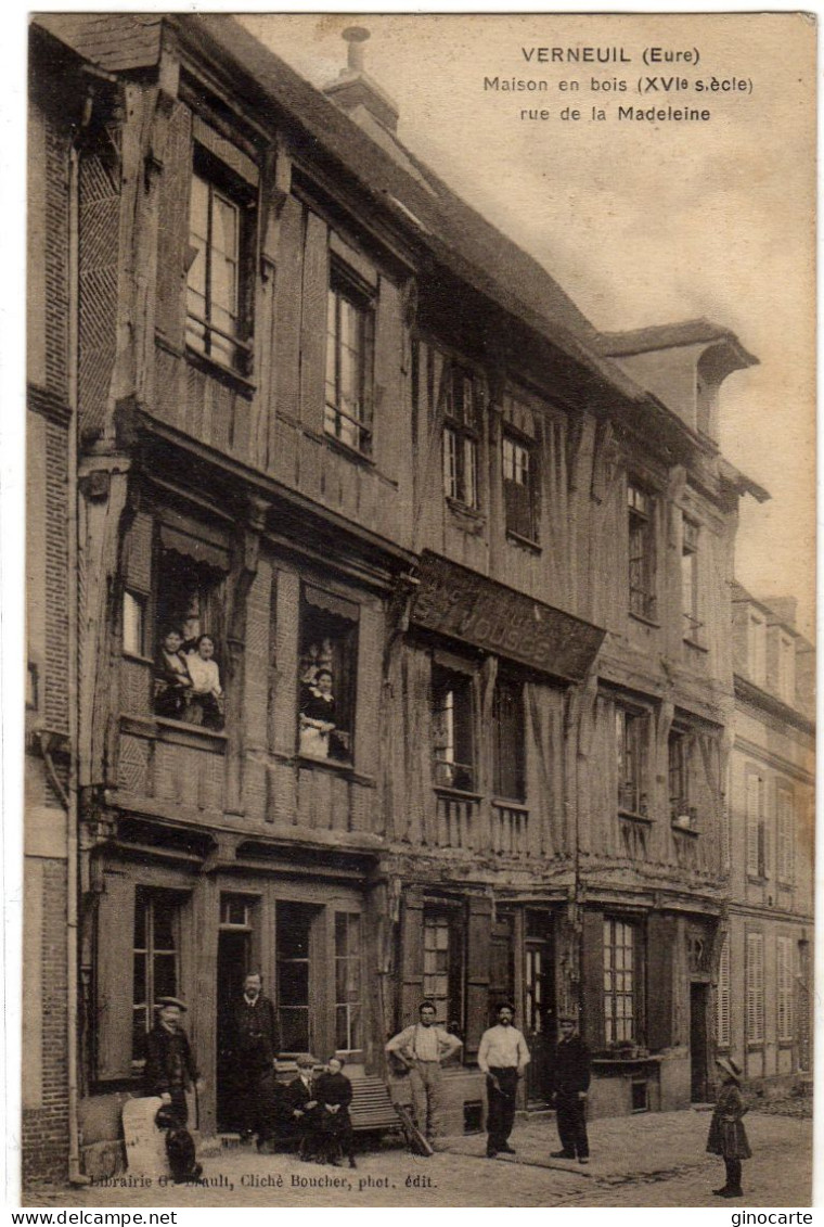 Verneuil Sur Avre Maison En Bois Rue De La Madeleine - Verneuil-sur-Avre