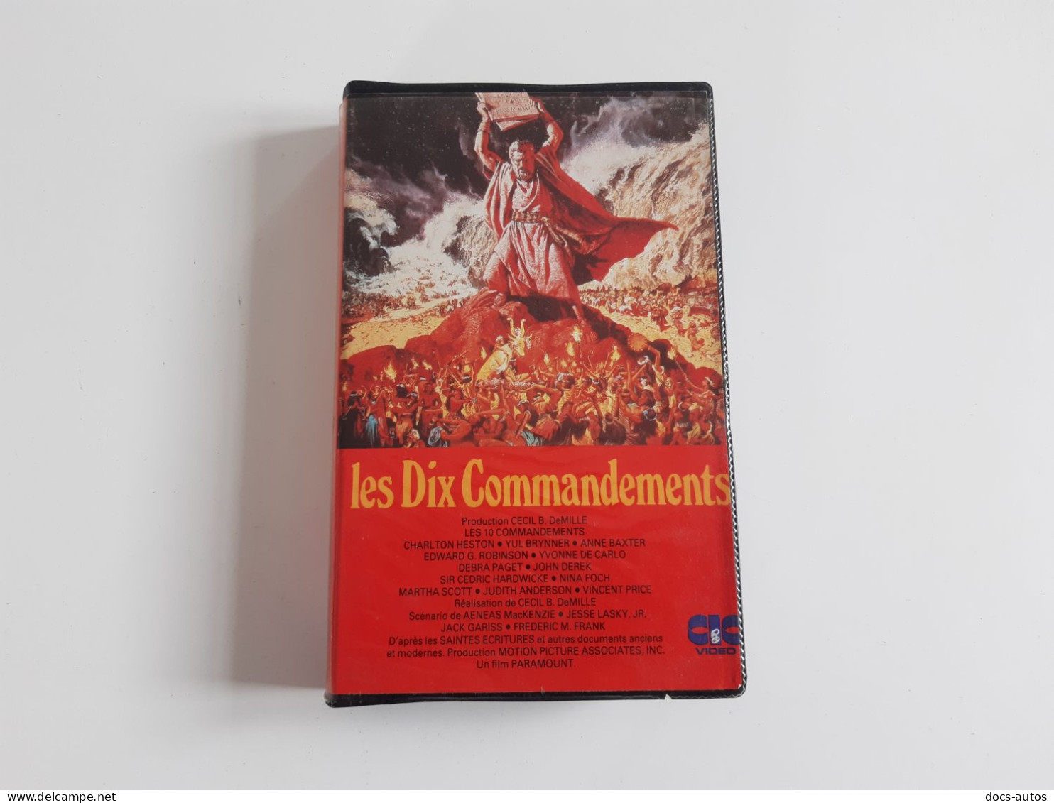 Cassette Vidéo VHS Les Dix Commandements - Cecil B. Demille - Action, Aventure