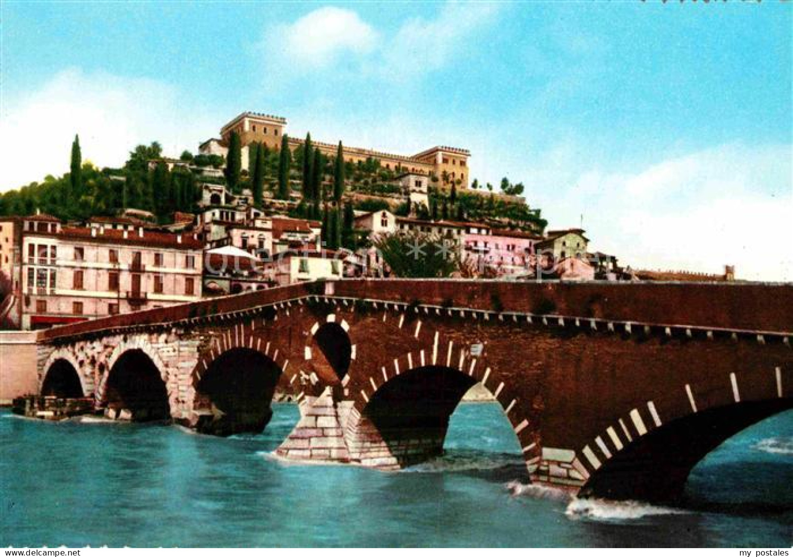72785240 Verona Veneto Ponte Pietra E Castel San Pietro Verona - Sonstige & Ohne Zuordnung