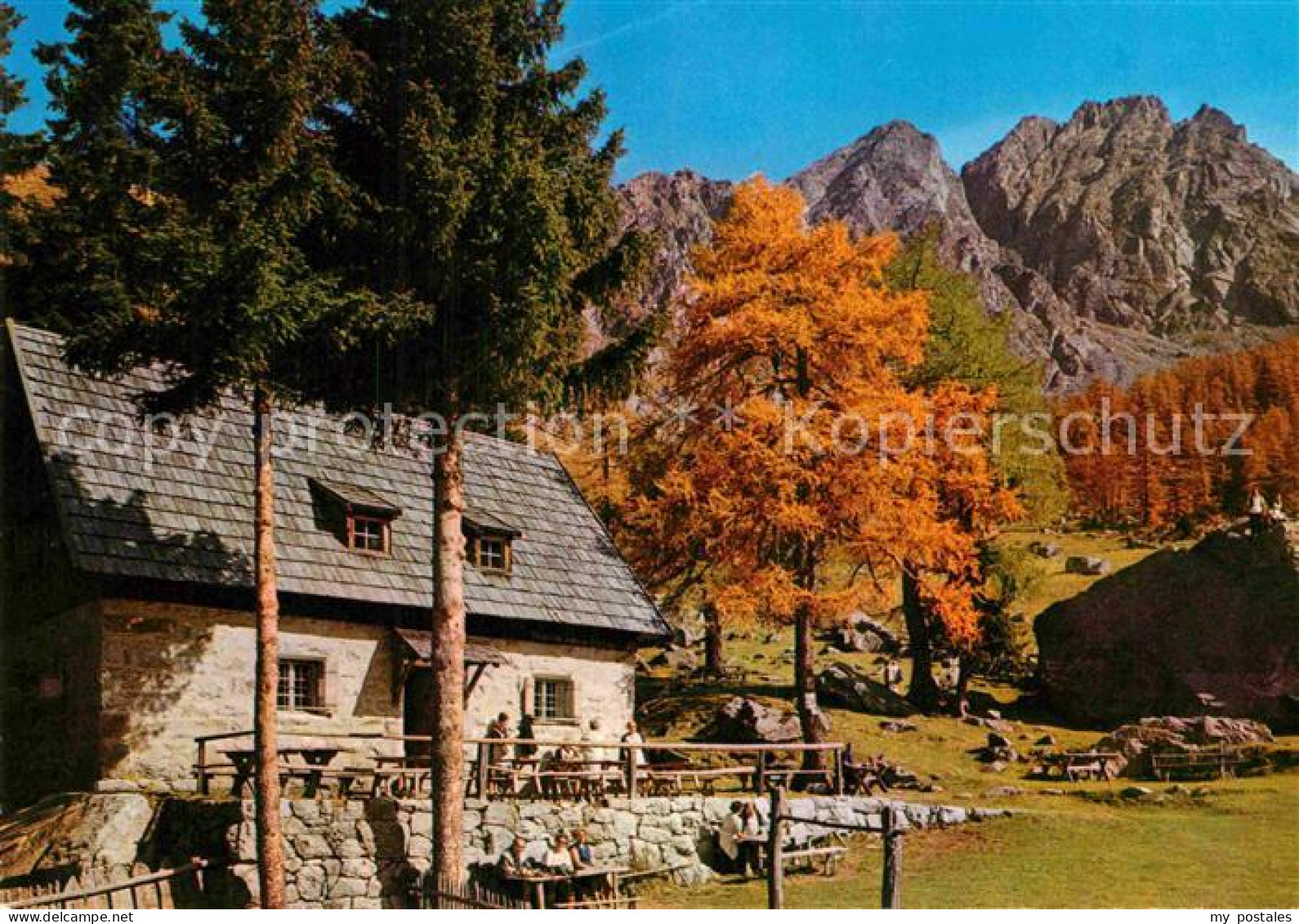 72785238 Schenna Meran Ifingerhuette Mit Ifinger Herbststimmung Alpen Italien - Sonstige & Ohne Zuordnung
