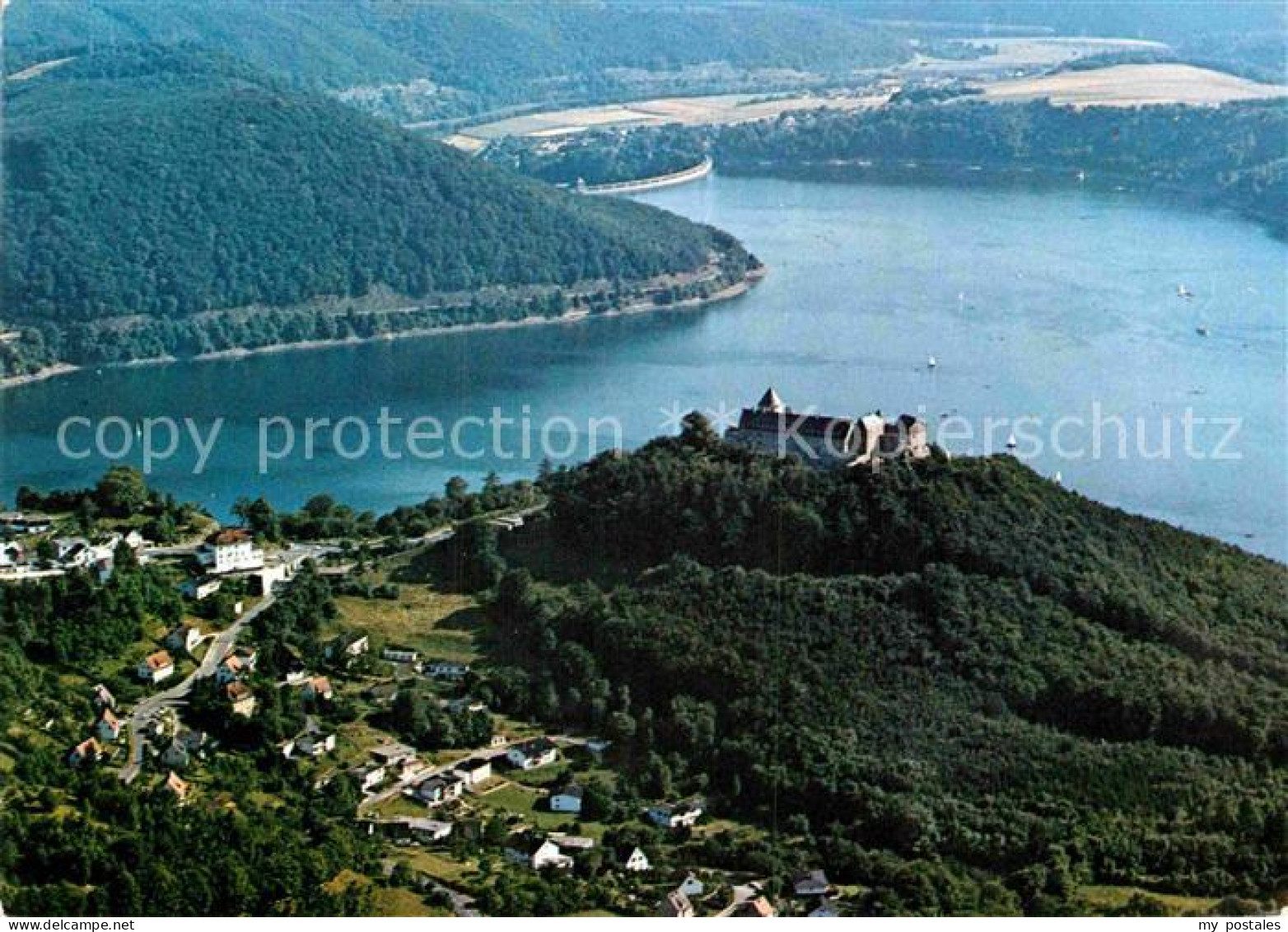 72785226 Edersee Schloss Waldeck Am Edersee Fliegeraufnahme Edersee - Sonstige & Ohne Zuordnung