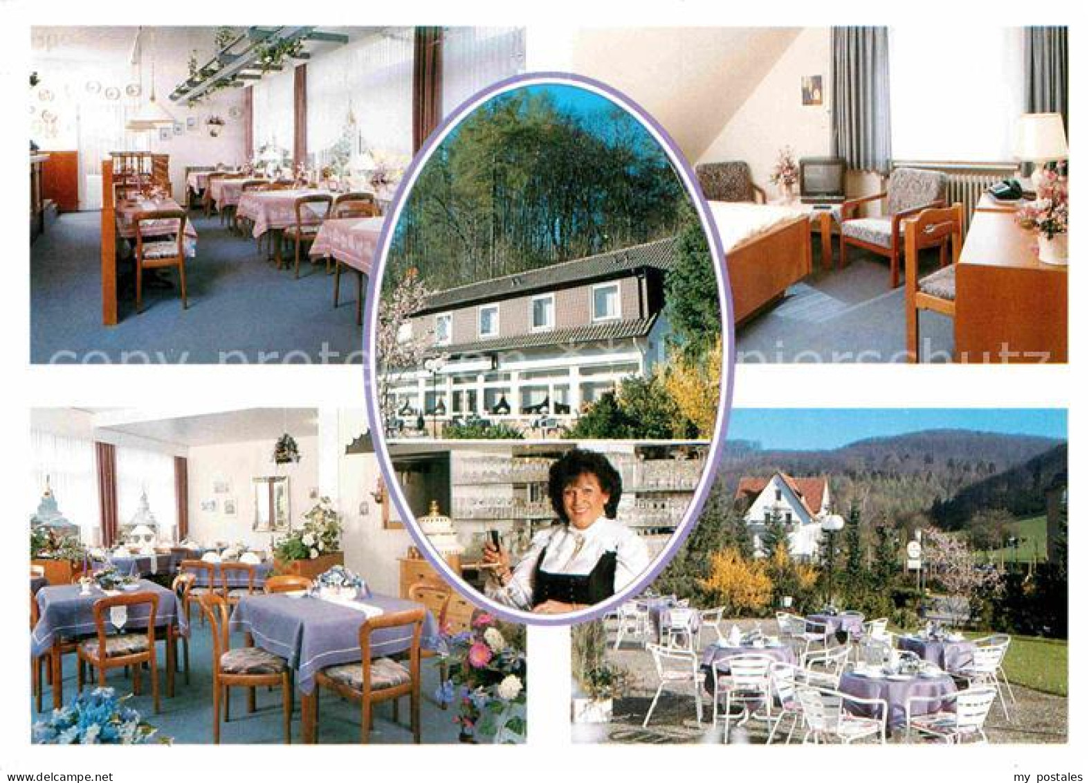 72785202 Bad Pyrmont Landhaus Friedensthal Restaurant Terrasse Bad Pyrmont - Bad Pyrmont