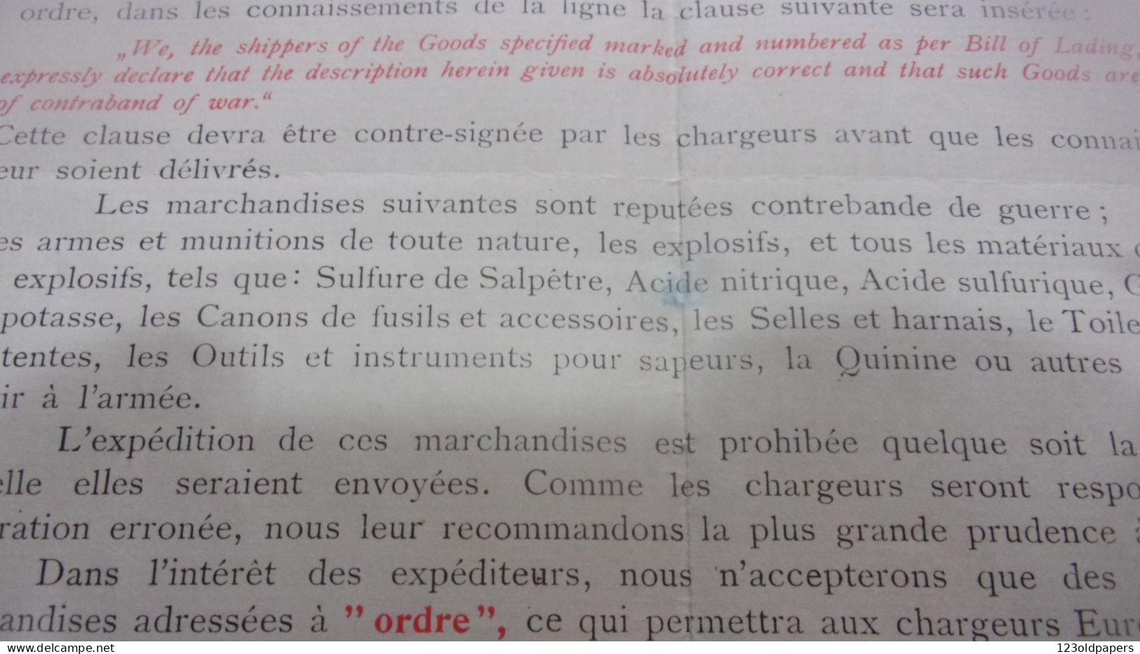 1898  DAMPFSCHIFFAHRT GESELLSSCHAFT ARGO SOCIETE TRANSPORT A VAPEUR ARGO ANVERS ET NEW ORLEANS CONFLIT - Documenten