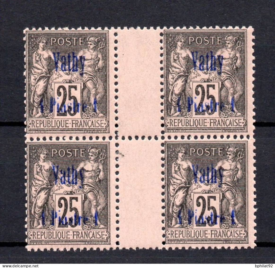 !!! VATHY, BLOC DE 4 DU N°7 NEUF ** - Unused Stamps