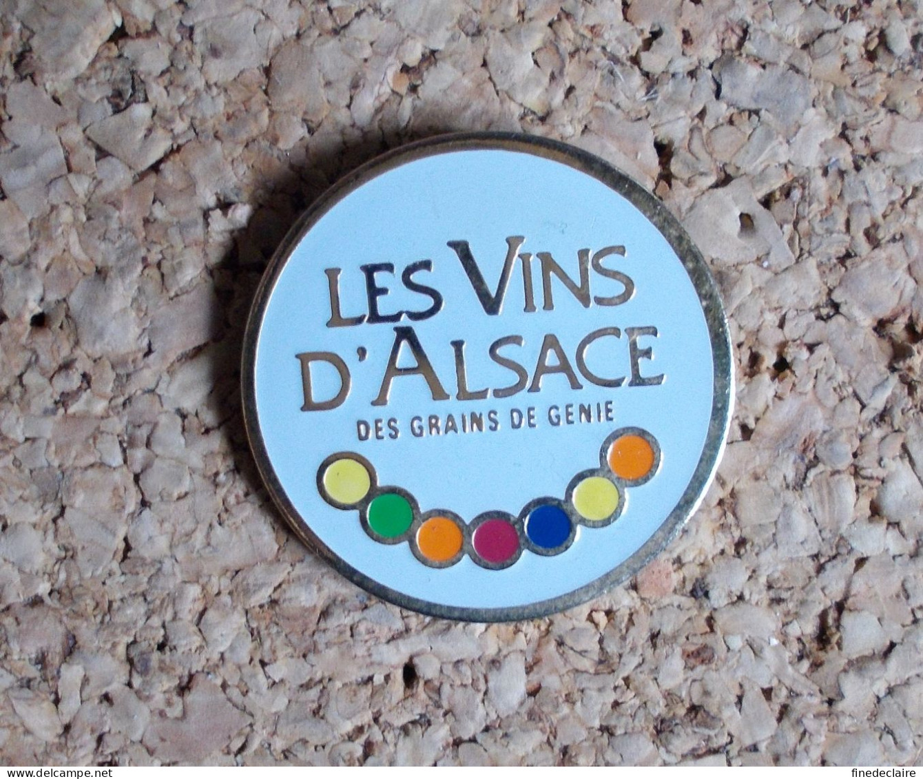 Pin's - Les Vins D'Alsace, Des Grains De Génie - Dranken