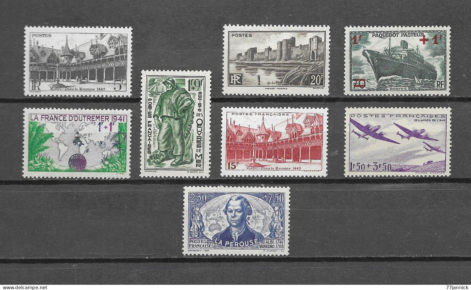N° 499/501/502/503/504/539/540/541  NEUF** - Unused Stamps