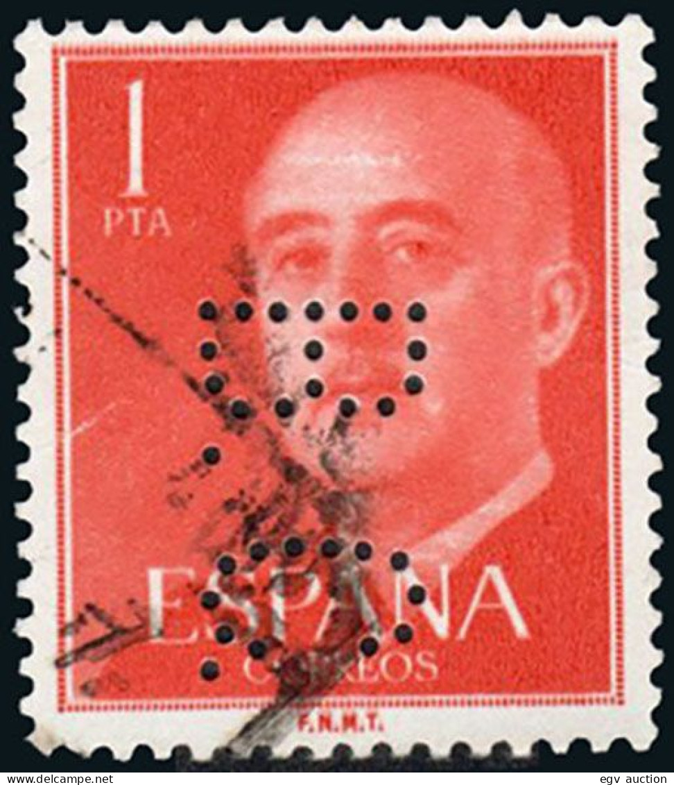 Madrid - Perforado - Edi O 1153 - "B.C." (Banco) - Usati