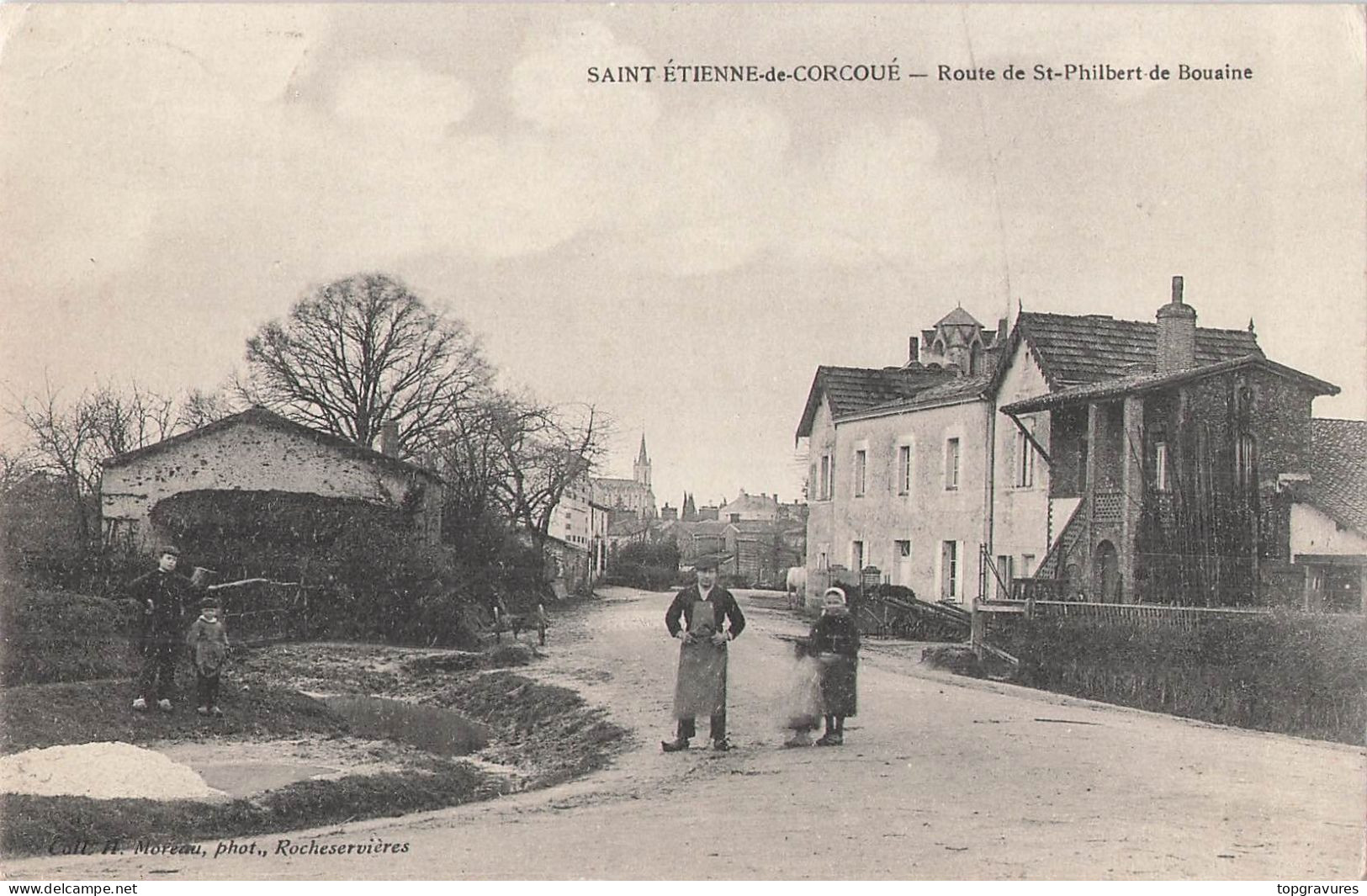 44 SAINT-ETIENNE-DE-CORCOUE ROUTE DE ST-PHILBERT-DE-BOUAINE - 1514 - Autres & Non Classés