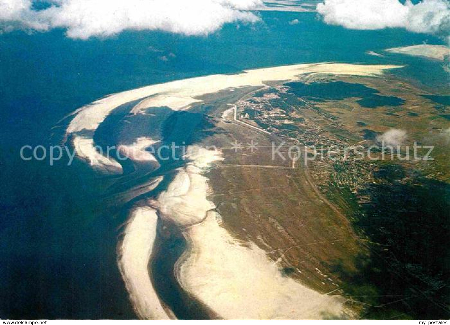 72785110 St Peter-Ording Nordseeheilbad Schwefelbad Luftaufnahme Aus Ca. 3000 M  - St. Peter-Ording