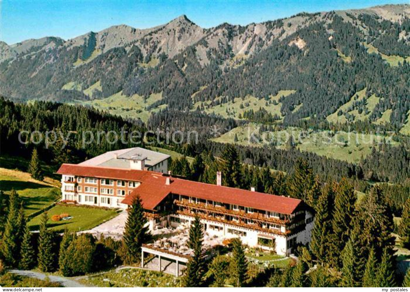 72785100 Sonthofen Oberallgaeu Allgaeuer Berghof Mit Alpe Eck Allgaeuer Alpen Fl - Sonthofen