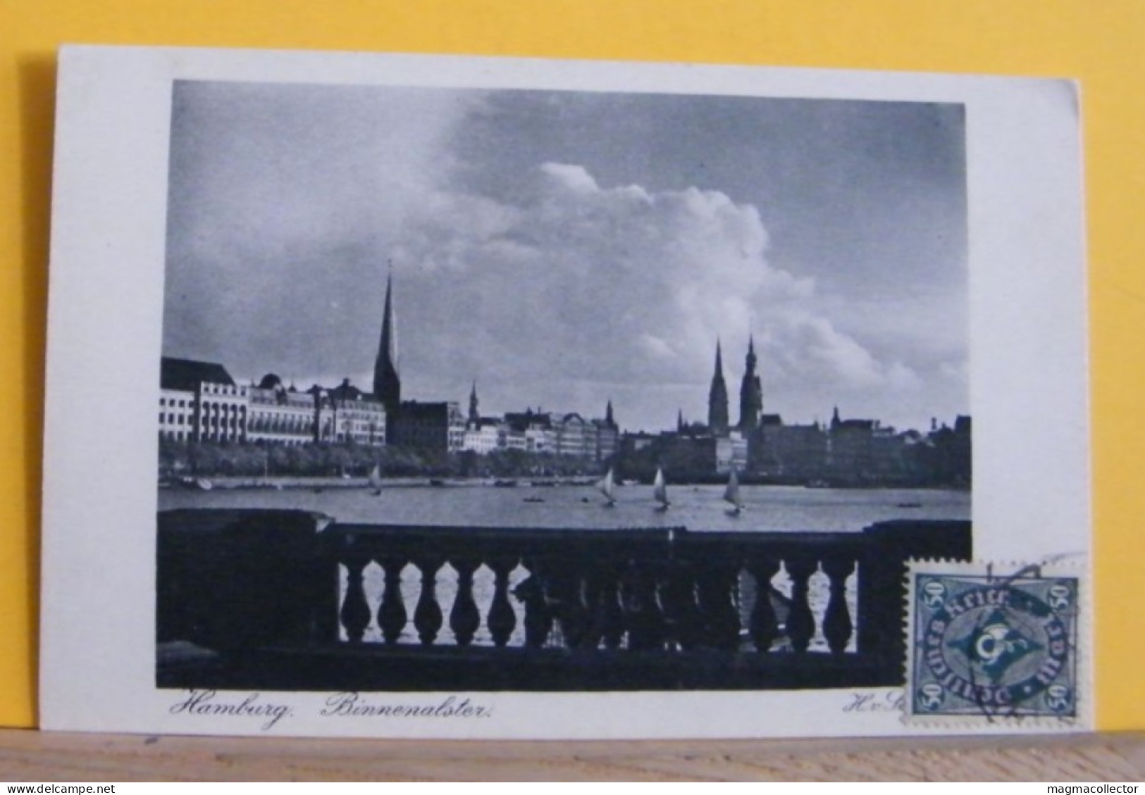 (HAN) HAMBURG BINNENALSTER  - NON VIAGGIATA 1922 - Sonstige & Ohne Zuordnung