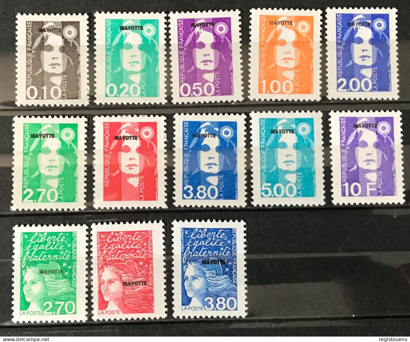 Lot De 13 Timbres Neufs** Mayotte 1997 - Ongebruikt