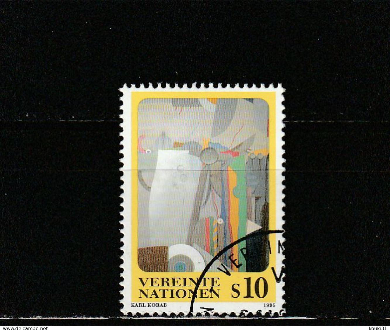 Nations Unies (Vienne) YT 224 Obl : Oeuvre De Karl Korab - 1996 - Used Stamps