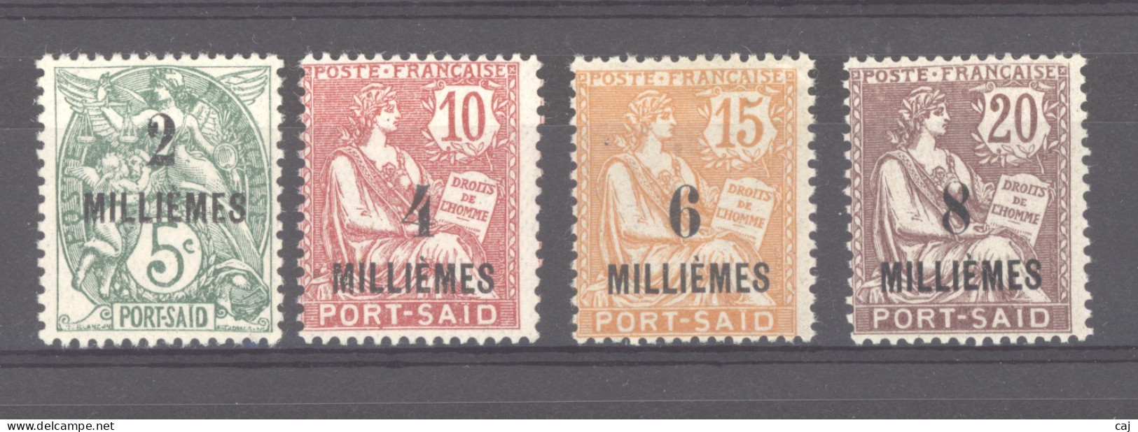 Port Saïd   :  Yv  49A-52  *  Sauf 50A - Unused Stamps