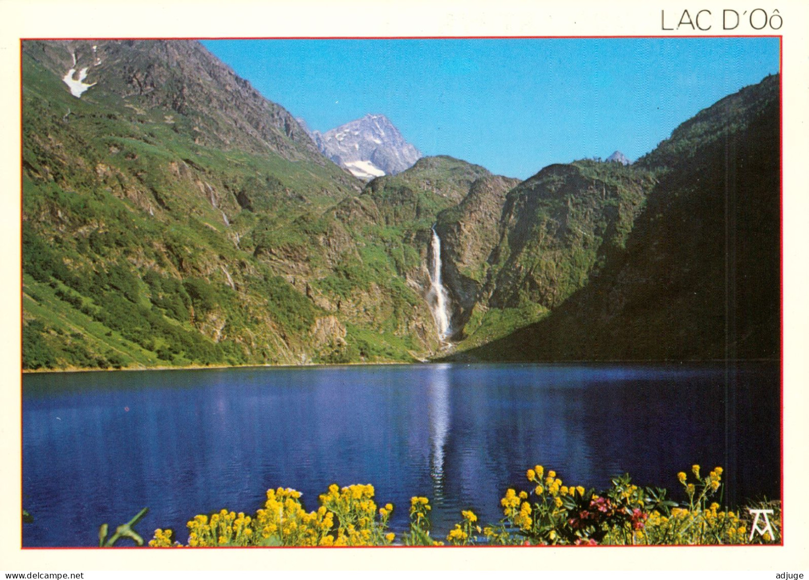 CPM-31- LAC D'OO - Le Lac Et La Cascade * SUP **2 Scans - Autres & Non Classés