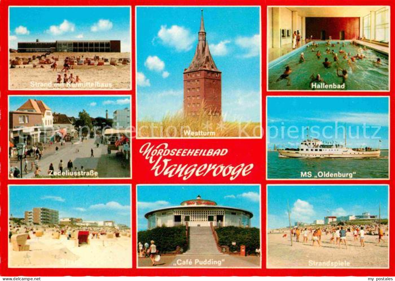 72785031 Wangerooge Nordseebad Strand Kurmittelhaus Westturm Hallenbad Zedeliuss - Wangerooge