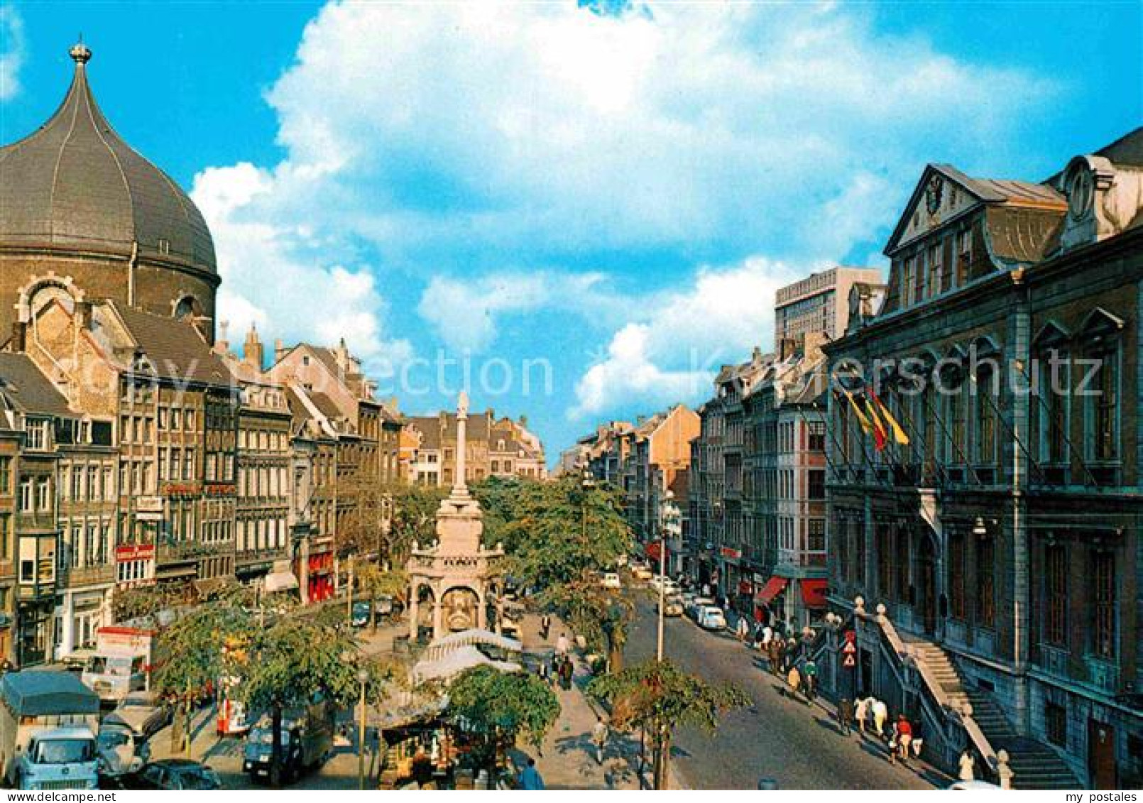 72785014 Liege Luettich Marktplatz Und Perron Luettich - Autres & Non Classés