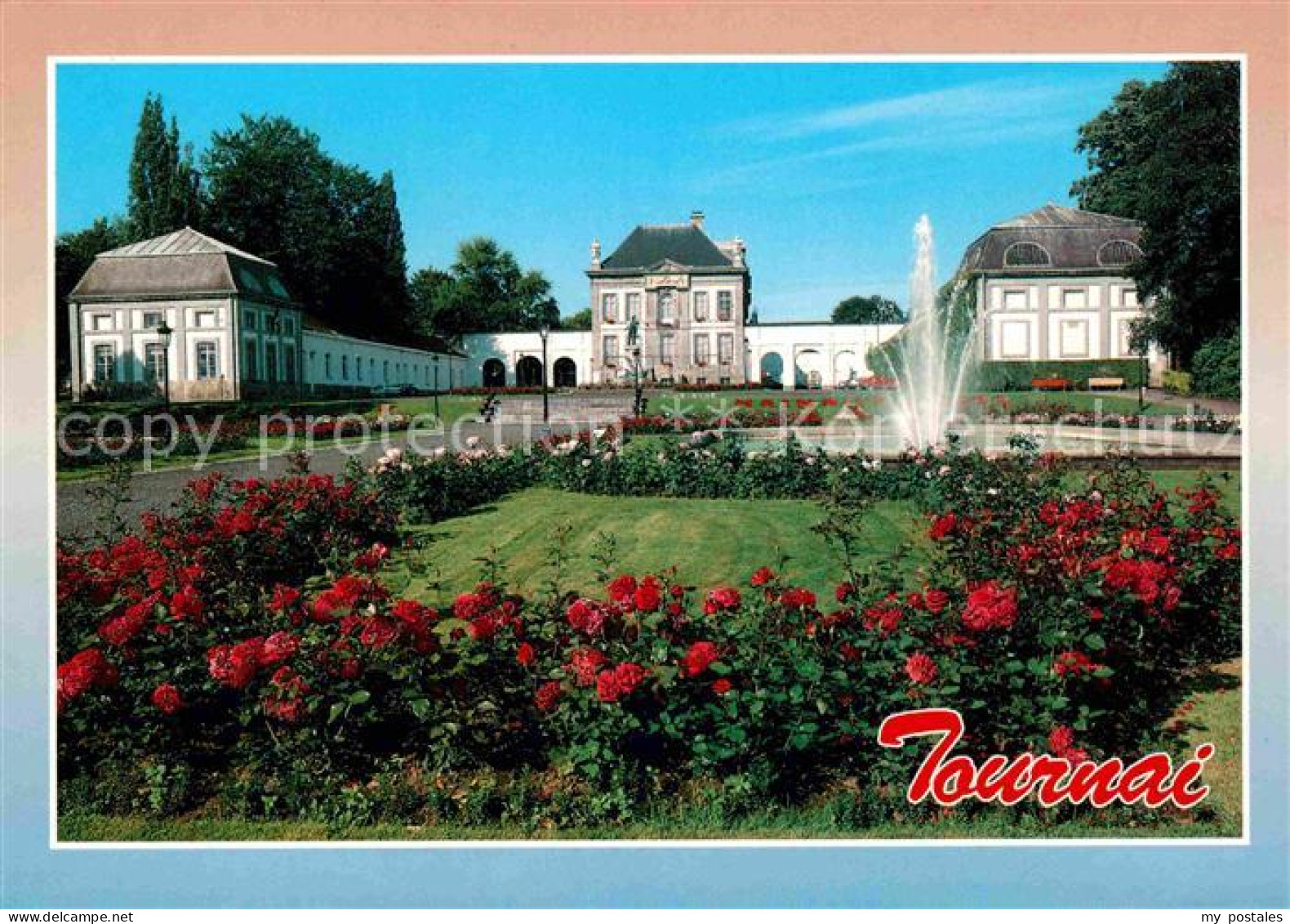 72785009 Tournai Hainaut Hotel De Ville Vue Du Parc Tournai Hainaut - Autres & Non Classés