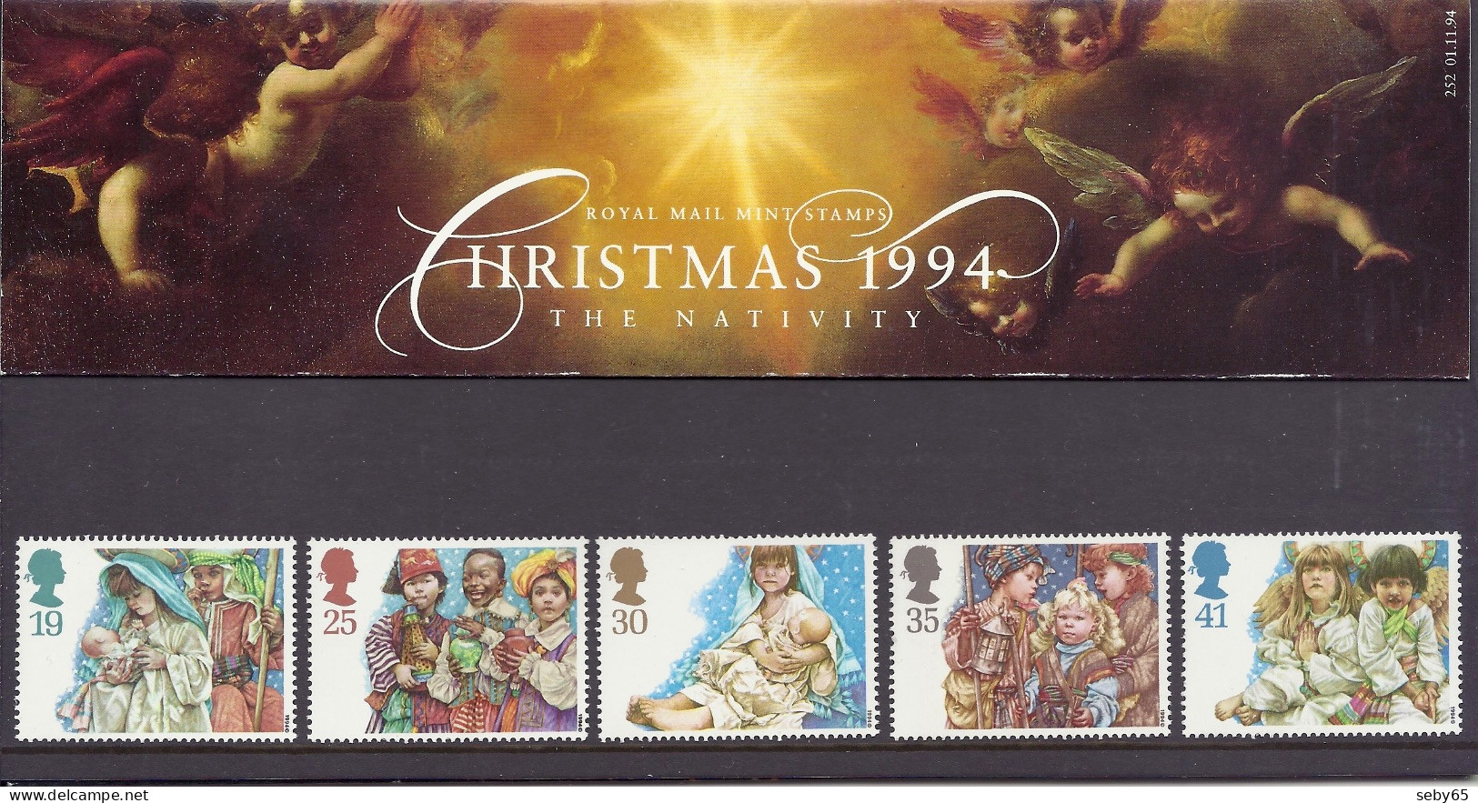 Great Britain 1994 - Christmas, Noel, Nativity, Natale, Weihnachten - Presentation Pack, Set MNH - Ungebraucht