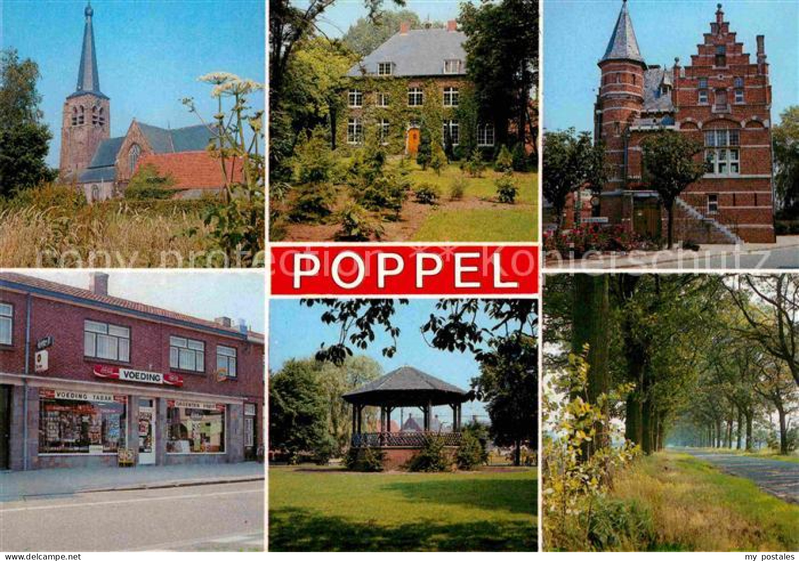 72784955 Poppel Kirche Park Schloss Kaufhaus Pavillon Allee Poppel - Merksplas