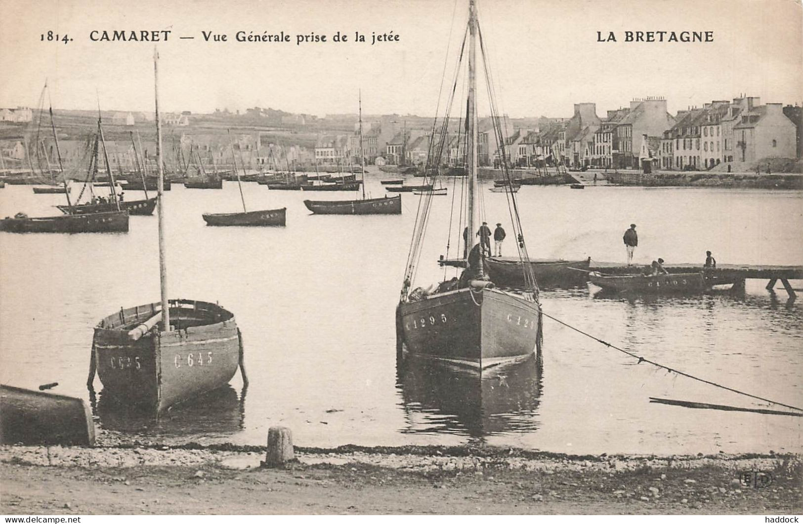 CAMARET : VUE GENERALE PRISE DE LA JETEE - Camaret-sur-Mer