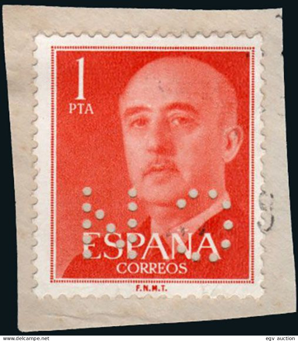 Madrid - Perforado - Edi O 1153 - Fragmento "CN" - Used Stamps