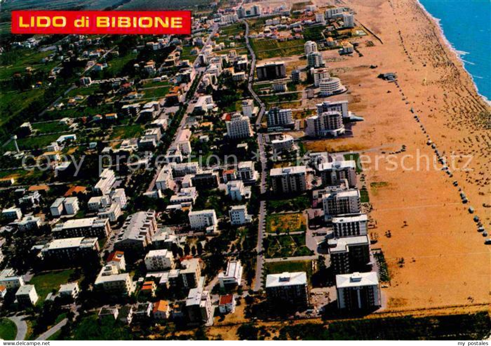 72784917 Bibione Strand Fliegeraufnahme Bibione - Sonstige & Ohne Zuordnung