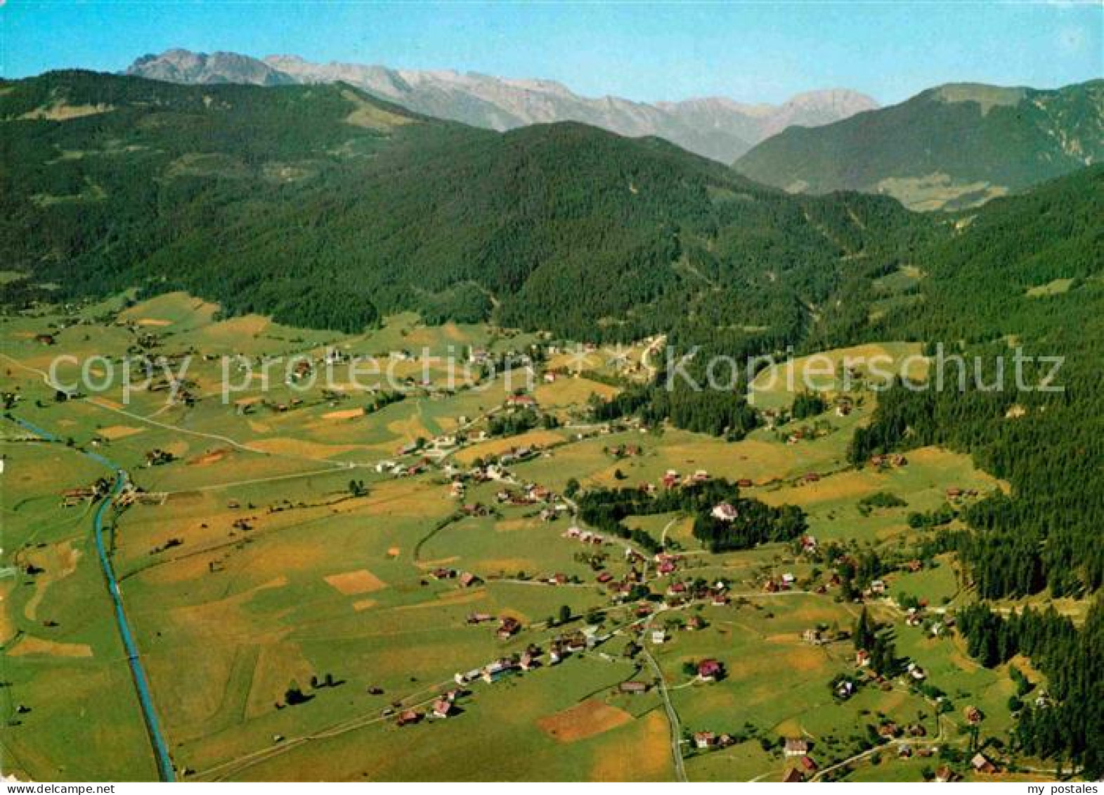 72784909 Gosau Oberoesterreich Fliegeraufnahme Mit Dachstein Gosau - Sonstige & Ohne Zuordnung