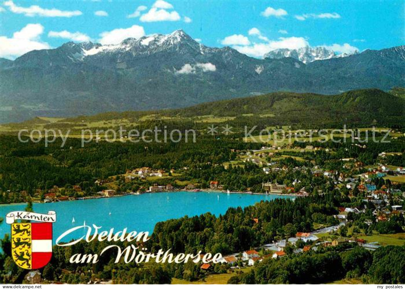 72784908 Velden Woerthersee Panorama Mit Mittagskogel Velden Am Woerthersee - Altri & Non Classificati