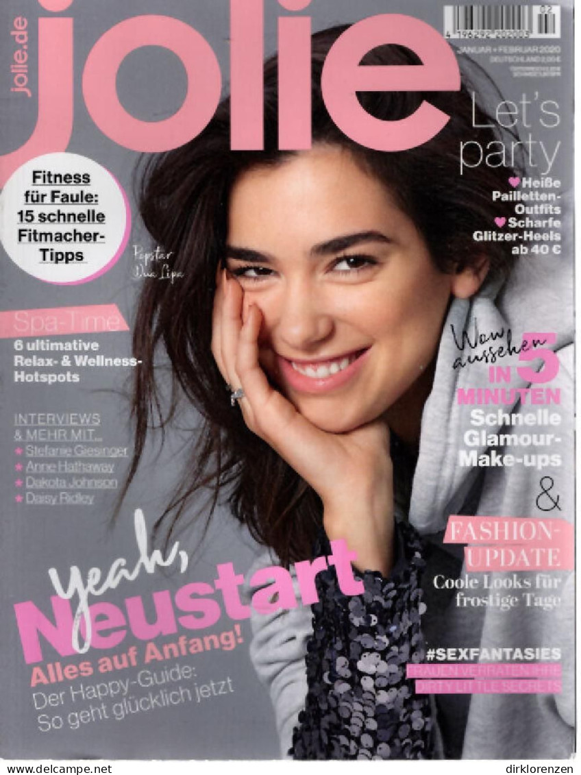 Jolie Magazine Germany 2020-01+02 Dua Lipa - Non Classés