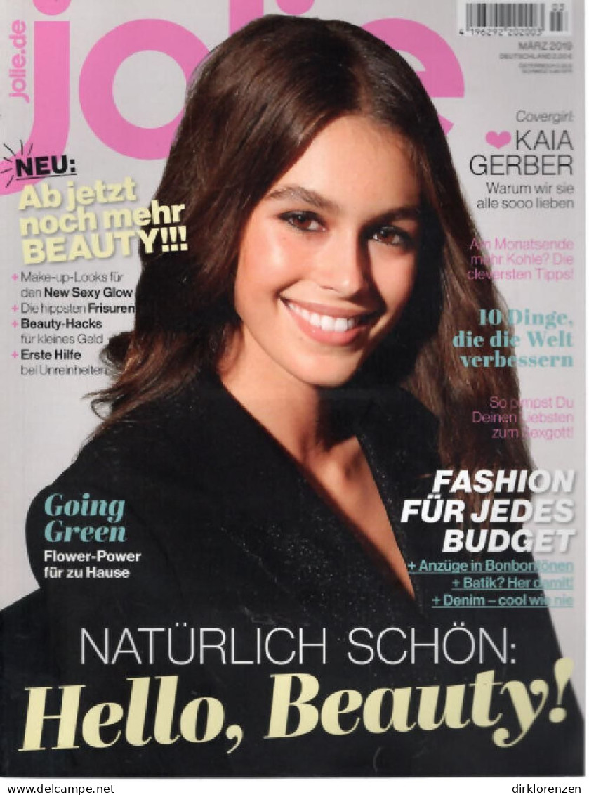 Jolie Magazine Germany 2019-03 Kaia Gerber - Non Classés