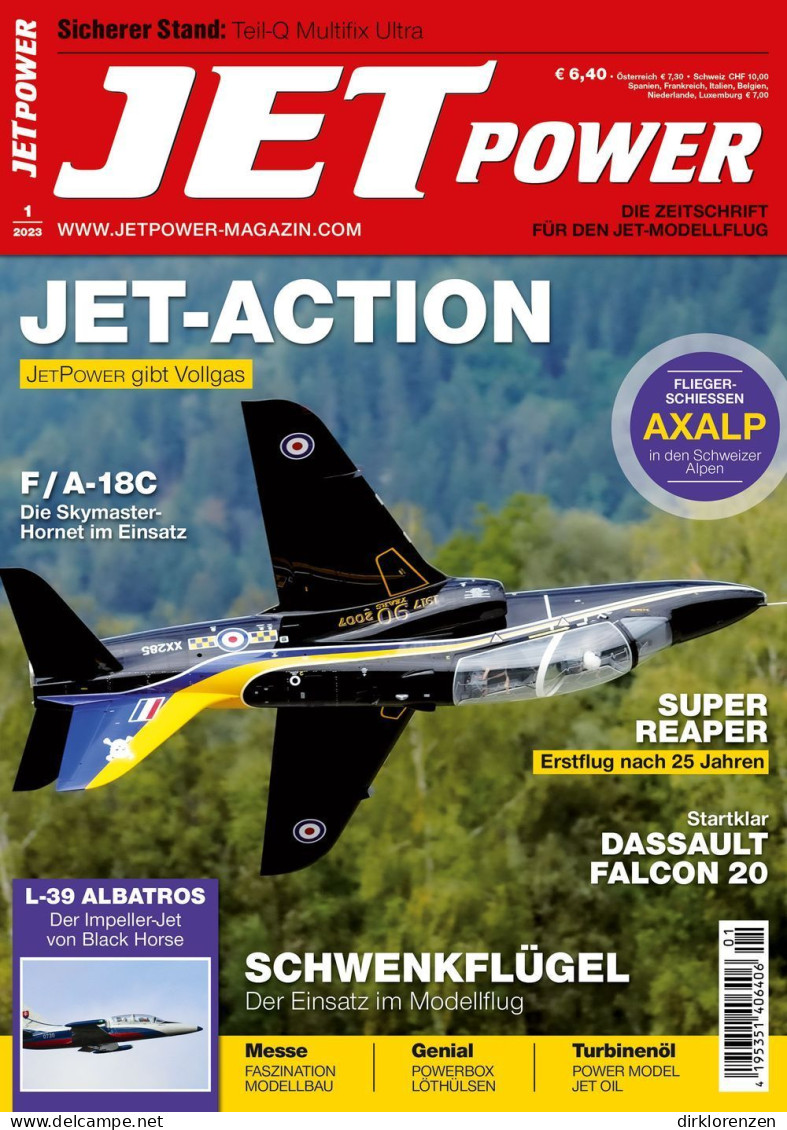 Jet Power Magazine Germany 2023-01 Dassault Falcon 20 Jet Oil Super Reaper  - Non Classés