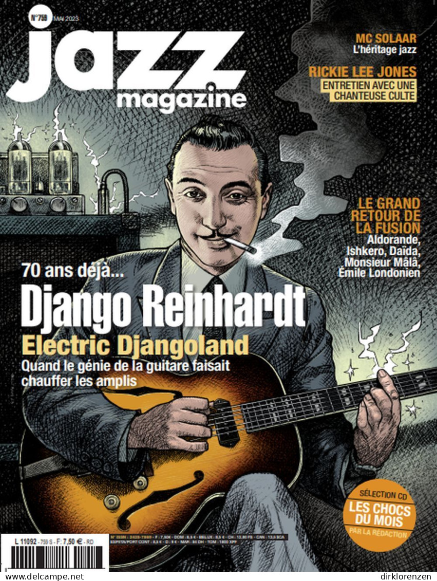 Jazz Magazine France 2023 #759 Django Reinhardt Rickie Lee Jones - Non Classés