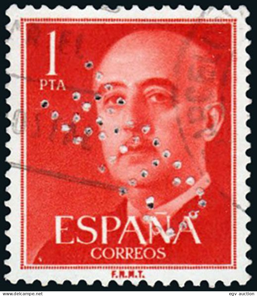 Madrid - Perforado - Edi O 1153 - "CTNE" (Telefónica) - Usados