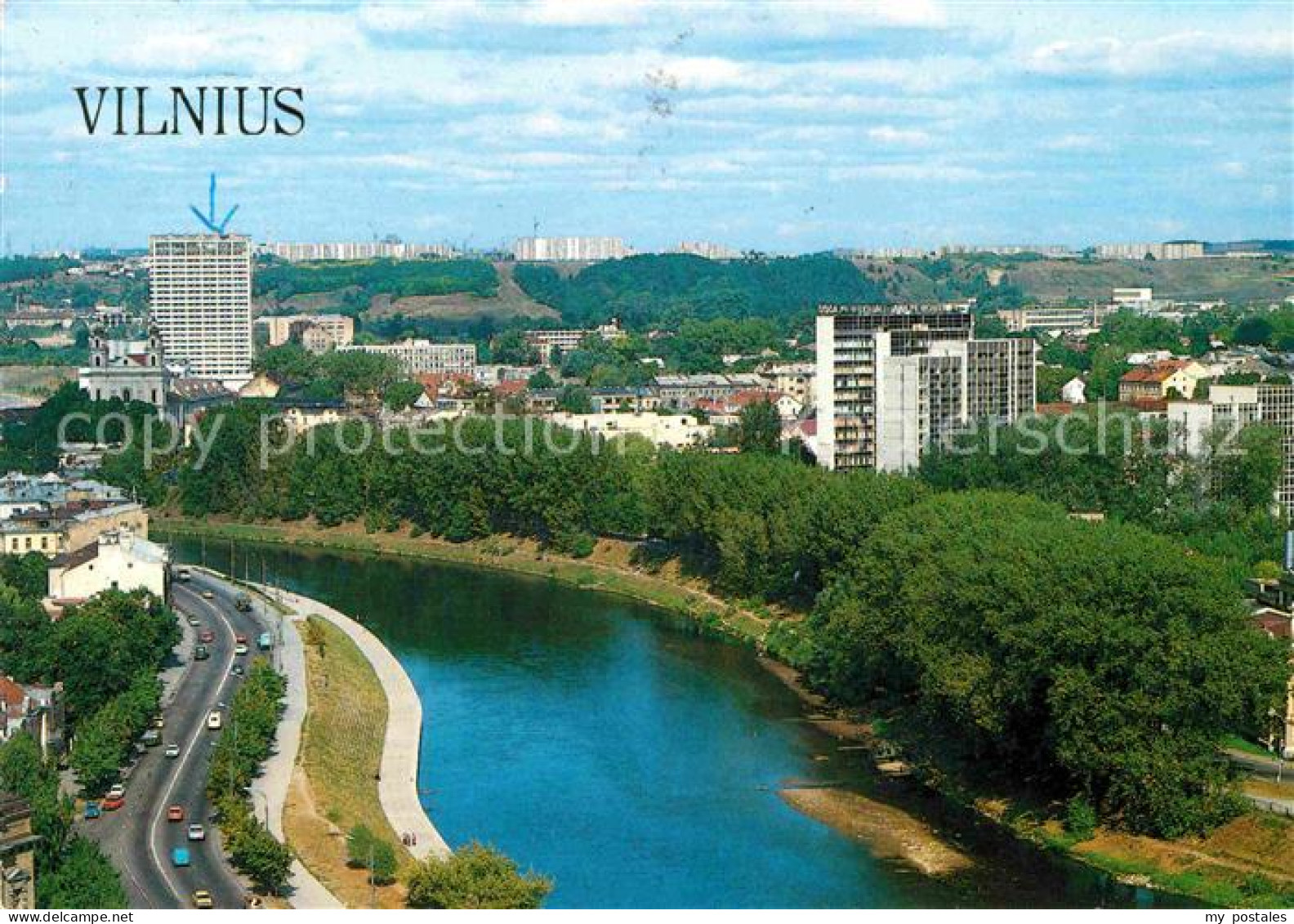 72784842 Vilnius Panorama Mit Neris River Vilnius - Litauen