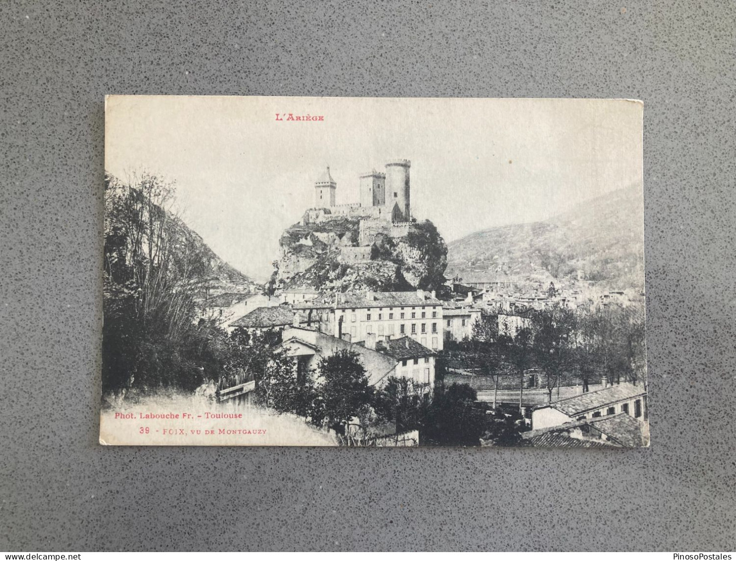 L'Ariege Foix, Vu De Montgauzy Carte Postale Postcard - Foix