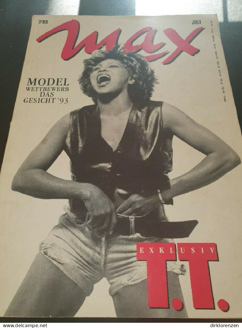 Max Magazine Germany 1993-07 Tina Turner  - Non Classés