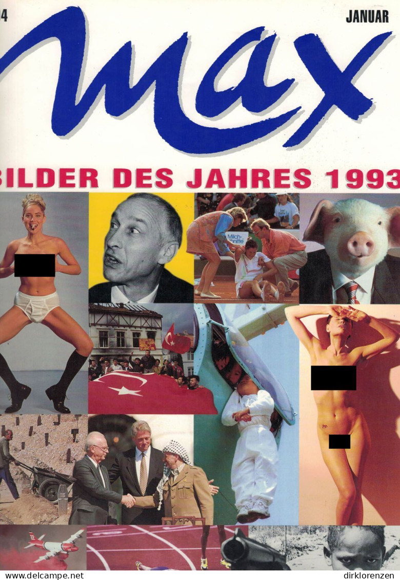Max Magazine Germany 1994-01 Sharon Stone  - Non Classés