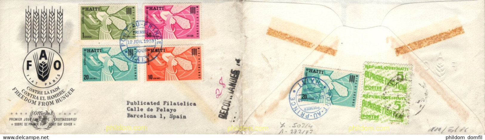 730825 MNH HAITI 1963 CONTRA EL HAMBRRE - Haiti