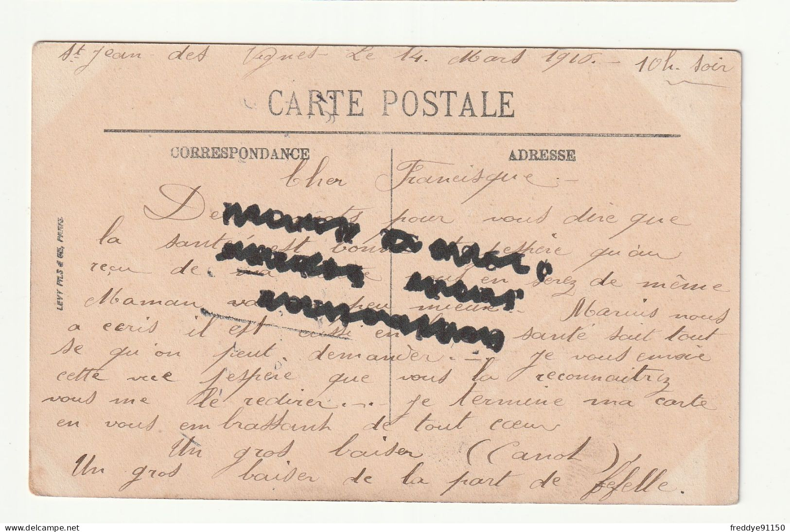 07 . Aubenas . Plan De La Rontonde Et Faubourg Pasteur .  1916 - Aubenas
