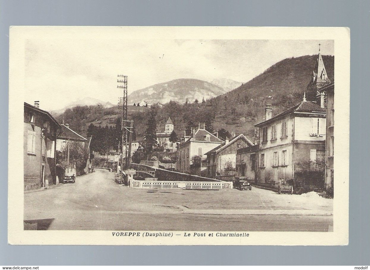 CPA - 38 - Voreppe - Le Pont Et Charminelle - Non Circulée - Voreppe