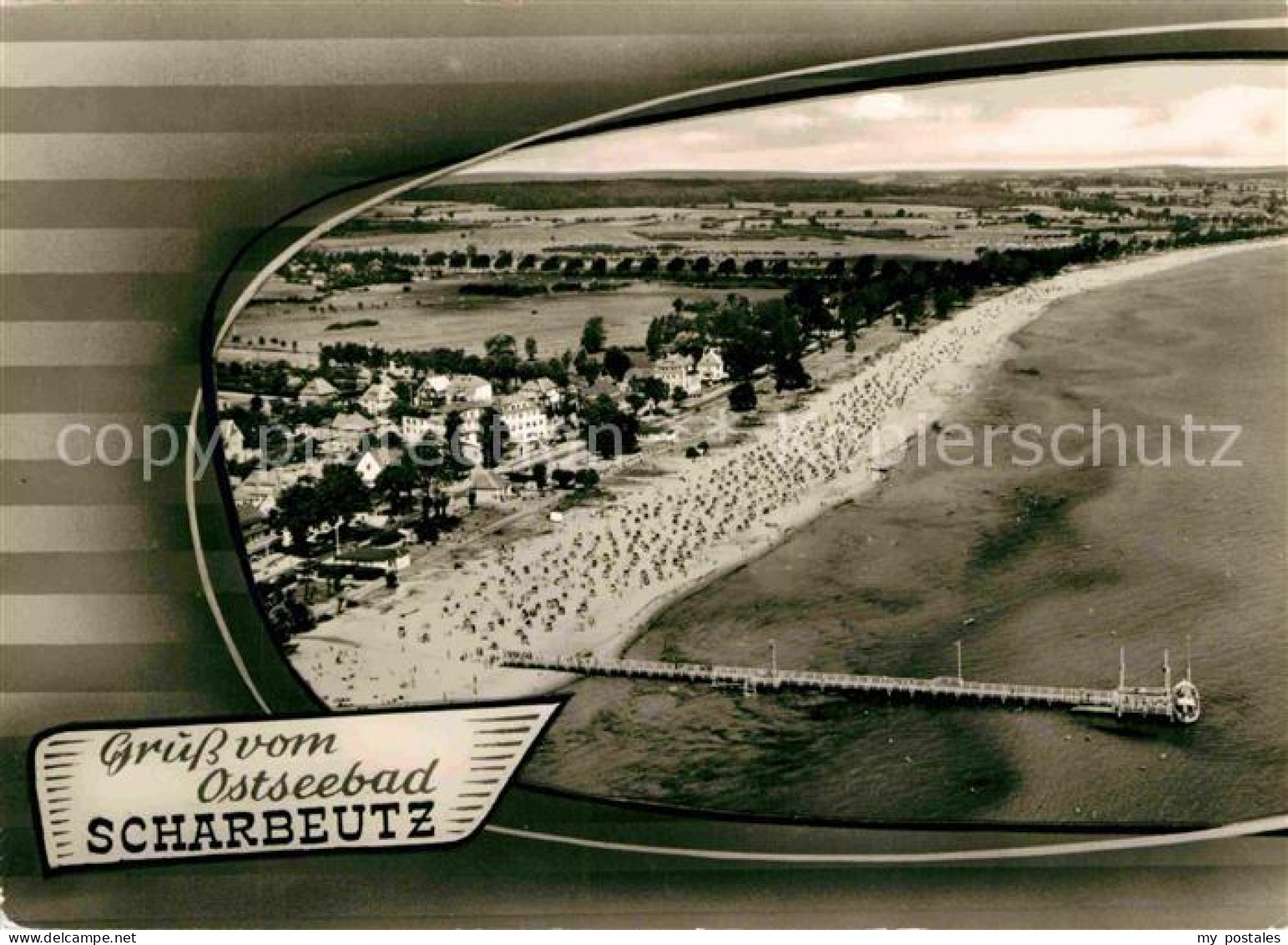 72784701 Scharbeutz Ostseebad Fliegeraufnahme Mit Strand Scharbeutz - Scharbeutz