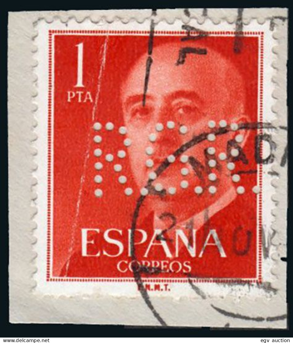 Madrid - Perforado - Edi O 1153 - Fragmento "R.G.R." - Gebraucht