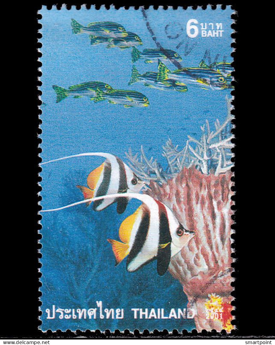 Thailand Stamp 2001 Marine Life 6 Baht - Used - Thaïlande